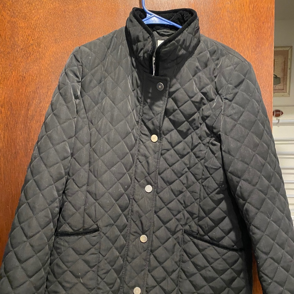 Black Quilted coat